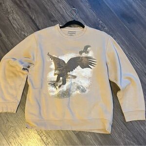 Beige Eagle Crewneck